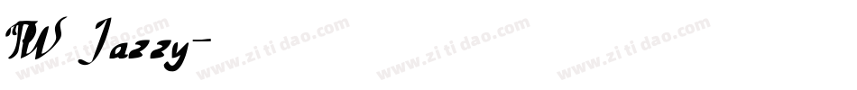 PW Jazzy字体转换